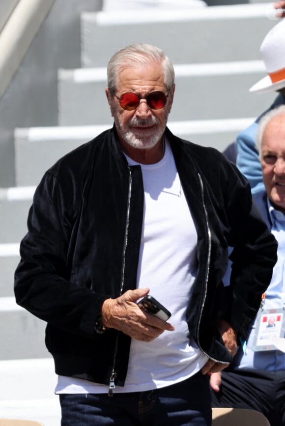 Jean-Claude Darmon - Célébrités dans les tribunes des Internationaux de France de tennis de Roland Garros 2024 à Paris le 7 juin 2024. © Jacovides-Moreau/Bestimage 