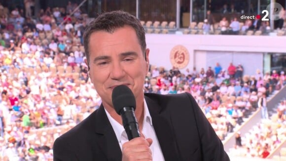 Laurent Luyat a fait son retour pour commenter la finale féminine simple de Roland-Garros sur France Télévisions ce samedi.