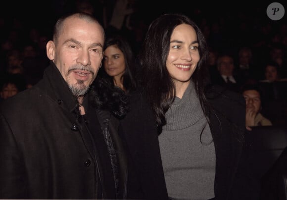 Le chanteur Florent Pagny et sa femme Azucena arrivent à l'ouverture du 2e festival international du film latino-américain à Paris, le 6 décembre 2006. Giancarlo Gorassini/ABACAPRESS.COM