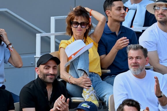 Et cette rencontre ultime lui a donné des frissons. L'actrice est passée par toutes les émotions
Sophie Marceau assiste à la finale de Roland-Garros le 9 juin 2024 à Paris. Photo : ABACAPRESS.COM