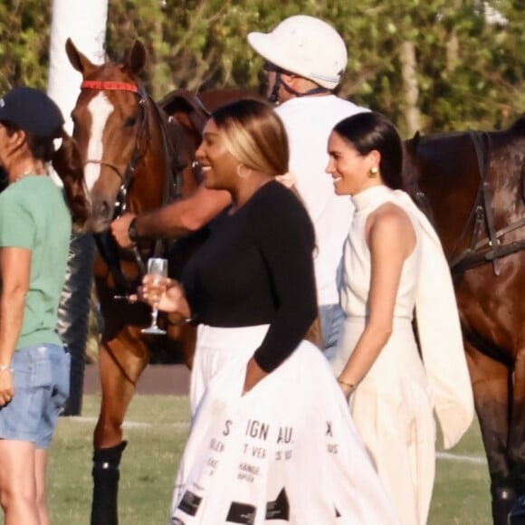 Meghan Markle lors du tournoi de waterpolo du prince Harry à Miami