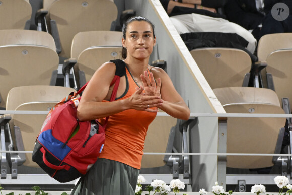 Une bonne nouvelle pour elle, même si elle va d'abord penser au tennis. 
Caroline Garcia - La Française C.Garcia éliminée par l'Américaine S.Kenin (6 - 3, 6 - 3) lors des Internationaux de France de Tennis de Roland Garros 2024, le 29 mai 2024. © Michael Baucher / Panoramic / Bestimage 