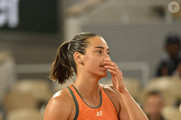 Caroline Garcia - La Française C.Garcia éliminée par l'Américaine S.Kenin (6 - 3, 6 - 3) lors des Internationaux de France de Tennis de Roland Garros 2024, le 29 mai 2024. © Chryslene Caillaud / Panoramic / Bestimage 