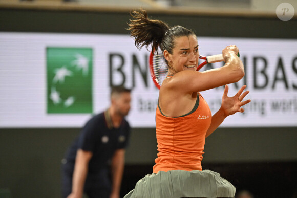 Carolien Garcia - La Française C.Garcia éliminée par l'Américaine S.Kenin (6 - 3, 6 - 3) lors des Internationaux de France de Tennis de Roland Garros 2024, le 29 mai 2024. © Chryslene Caillaud / Panoramic / Bestimage 