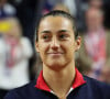 Caroline Garcia va participer aux prochains JO
Caroline GARCIA (Equipe de France féminine de tennis) - L'équipe de France féminine de tennis, menée par C.Garcia, affronte la Grande Bretagne lors du tour qualificatif de la Billie Jean King Cup au Portel (Pas-de-Calais), le 12 avril 2024. © Laurent Sanson / Panoramic / Bestimage