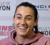 Caroline Garcia a révélé une bonne nouvelle. 
La joueuse de tennnis française Caroline Garcia ravie d'être en finale - Open 6eme sens Immobilier Métropole de Lyon, tournoi de tennis féminin WTA 250 de Caroline Garcia, Lyon - © Sandrine Thesillat / Panoramic / Bestimage 