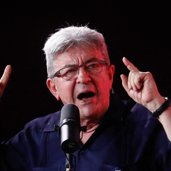 Jean-Luc Mélenchon - J.-L. Mélenchon à la fête de l'humanité 2023 Jour 1 à la base aérienne 217 de Brétigny au Plessis-Pâte, France, le 15 septembre 2023. © Christophe Clovis / Bestimage