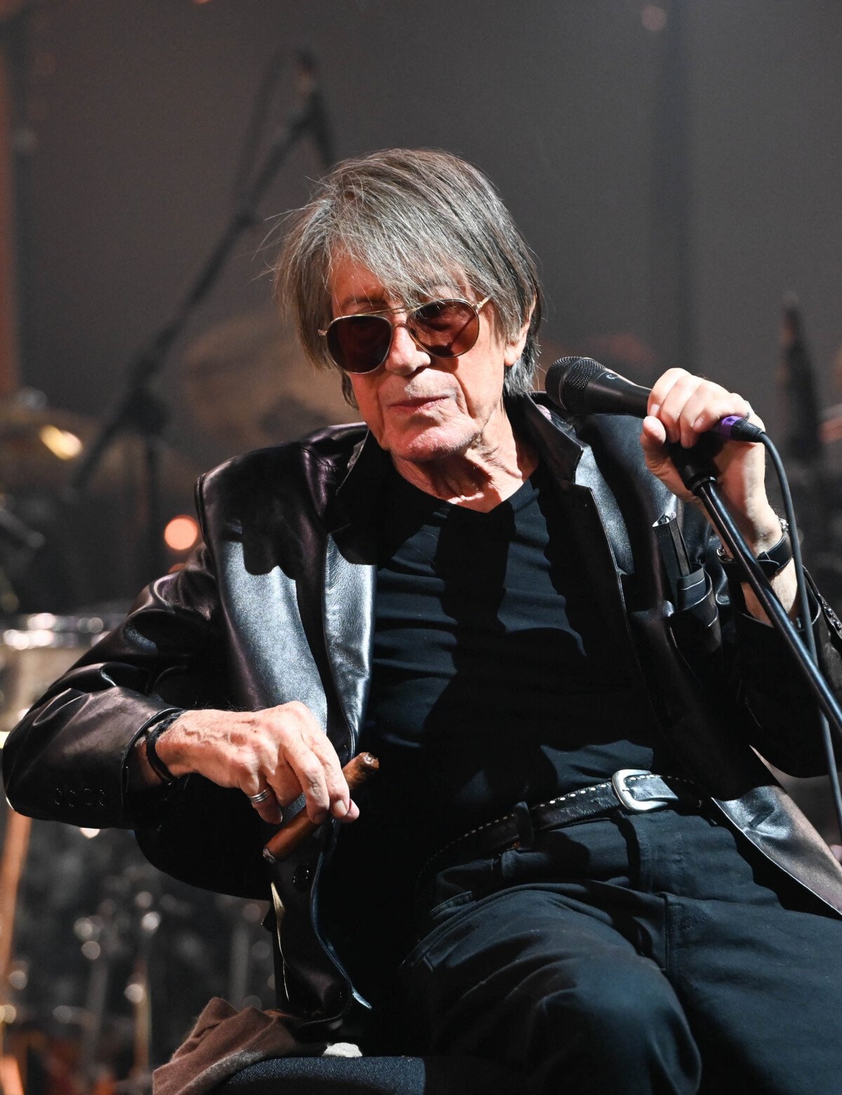 Photo Jacques Dutronc et Thomas Dutronc en showcase de leur tournée