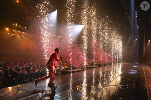 Le chanteur Mika en concert à l'Accor Arena, à Paris, France, le 25 mars 2024. © Prandoni Francesco via Bestimage