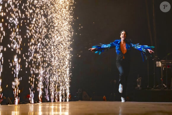 Le chanteur Mika en concert à l'Accor Arena, à Paris, France. © Prandoni Francesco via Bestimage