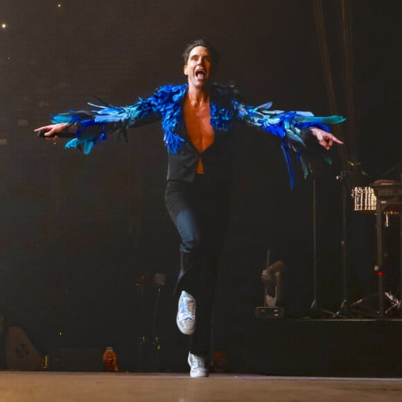 Le chanteur Mika en concert à l'Accor Arena, à Paris, France. © Prandoni Francesco via Bestimage