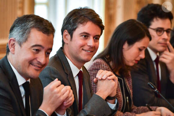 Le premier ministre réunit les membres du Gouvernement pour un séminaire gouvernemental de travail sur l'écologie, à Matignon le 30 mai 2024. © Firas Abdullah / Pool / Bestimage 