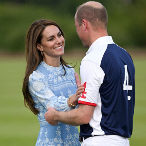 Le Prince de Galles et la Princesse de Galles participent à la Out-Sourcing Inc. Royal Charity Polo Cup 2023 au Guards Polo Club. Le match aura pour but de collecter des fonds et de sensibiliser le public à onze organisations caritatives soutenues par le Prince et la Princesse de Galles. Windsor, Royaume-Uni, 6 juillet 2023. Photo par Doug Peters/Empics/ABACAPRESS.COM