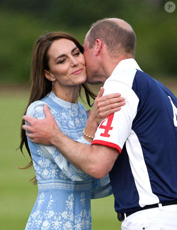 Le Prince de Galles et la Princesse de Galles participent à la Out-Sourcing Inc. Royal Charity Polo Cup 2023 au Guards Polo Club. Le match aura pour but de collecter des fonds et de sensibiliser le public à onze organisations caritatives soutenues par le Prince et la Princesse de Galles. Windsor, Royaume-Uni, 6 juillet 2023. Photo par Doug Peters/Empics/ABACAPRESS.COM