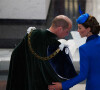 Main dans le dos, quand ce n'est pas aux fesses, de temps en temps, le couple se lâche.Le prince et la princesse de Galles, connus sous le nom de duc et duchesse de Rothesay, pendant le service national d'action de grâce et de dédicace pour le roi Charles III et la reine Camilla, et la présentation des honneurs de l'Écosse, à la cathédrale St Giles', Édimbourg. Édimbourg, Royaume-Uni, le 5 juillet 2023. Photo par Peter Byrne/PA Wire/ABACAPRESS.COM