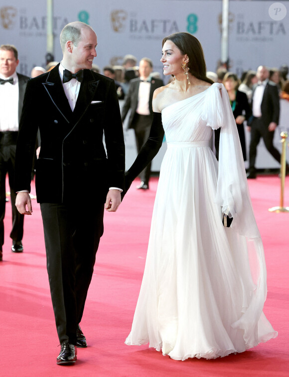 Le prince et la princesse de Galles assistent à la 76e cérémonie des British Academy Film Awards qui se tient au Southbank Centre's Royal Festival Hall à Londres, Royaume-Uni, le dimanche 19 février 2023. Photo par Chris Jackson/PA Wire/ABACAPRESS.COM