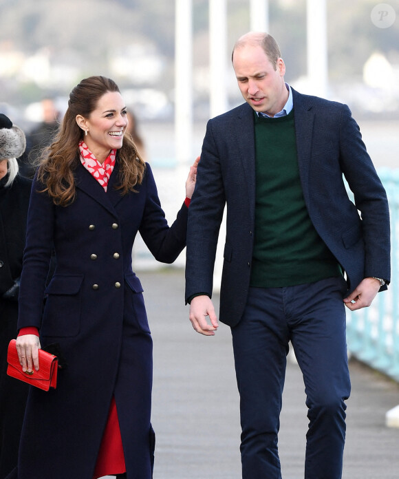 Le duc et la duchesse de Cambridge arrivent pour une visite à la station de sauvetage RNLI de Mumbles, près de Swansea, dans le sud du Pays de Galles, au Royaume-Uni, le mardi 4 février 2020. Photo par Splash News/ABACAPRESS.COM