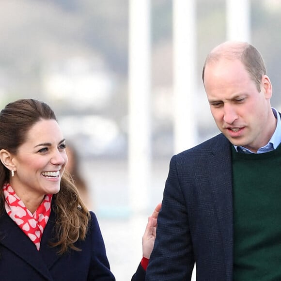 Le duc et la duchesse de Cambridge arrivent pour une visite à la station de sauvetage RNLI de Mumbles, près de Swansea, dans le sud du Pays de Galles, au Royaume-Uni, le mardi 4 février 2020. Photo par Splash News/ABACAPRESS.COM