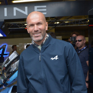 Zinedine Zidane lors des "24H du Mans 2024", le 15 juin 2024. © Rachid Bellak/Bestimage