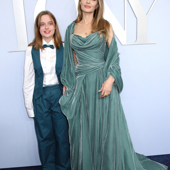 Angelina Jolie, Vivienne Jolie-Pitt aux Tony Awards à New York, le 16 juin 2024. Photo de Janet Mayer/INSTARImages/ABACAPRESS.COM