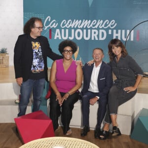 Exclusif - Laurent Karila, Amina Yamgnane, Marc Geiger, Faustine Bollaert - - La nouvelle saison de l'émission "ça commence aujourd'hui" sur France 2. Paris le 1er septembre 2023. © Jack Tribeca / Bestimage