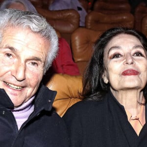 Exclusif - Claude Lelouch et Anouk Aimée lors de la soirée d'hommage au compositeur Francis Lai au Grand Rex à Paris le 5 novembre 2021. © Cédric Perrin / Bestimage