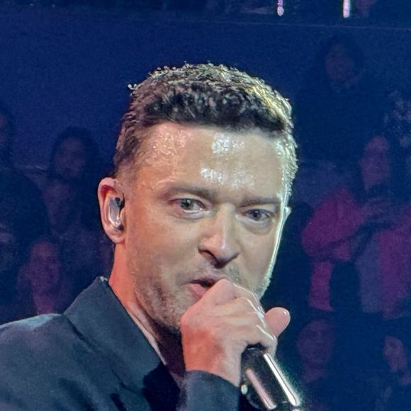 Vancouver, CANADA - Justin Timberlake performe sur scène.