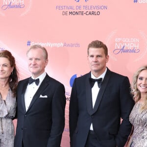 Cathrine Ekehed, Ulrich Thomsen, David Boreanaz et Teresa Fernández-Valdés - Photocall et cérémonie de clôture de la 63ème édition du Festival de Télévision de Monte-Carlo au Grimaldi Forum à Monaco le 18 juin 2024. © Denis Guignebourg / Bestimage