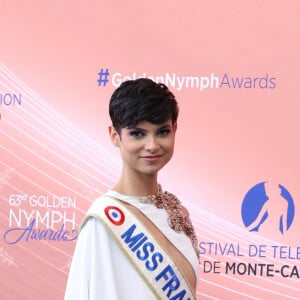 Eve Gilles (Miss France 2024) - Photocall et cérémonie de clôture de la 63ème édition du Festival de Télévision de Monte-Carlo au Grimaldi Forum à Monaco le 18 juin 2024. © Denis Guignebourg / Bestimage