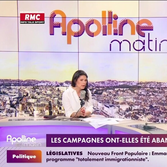 Pour le remplacer, RMC a orchestré un retour aux sources
Apolline de Malherbe dans "Apolline Matin"