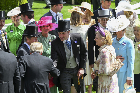 Le prince William de Galles - La famille royale d'Angleterre aux courses hippiques "Royal Ascot 2024" à Ascot. Le 19 juin 2024 © Tim Merry / MirrorPix / Bestimage 