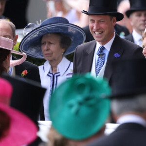 Le prince William de Galles et la princesse Beatrice d'York - La famille royale d'Angleterre aux courses hippiques "Royal Ascot 2024" à Ascot. Le 19 juin 2024 © Tim Merry / MirrorPix / Bestimage 