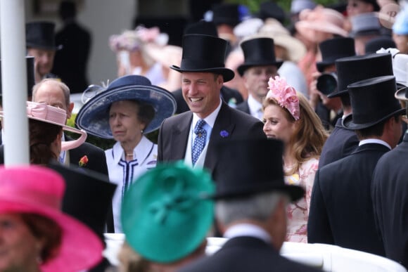 Le prince William de Galles et la princesse Beatrice d'York - La famille royale d'Angleterre aux courses hippiques "Royal Ascot 2024" à Ascot. Le 19 juin 2024 © Tim Merry / MirrorPix / Bestimage 