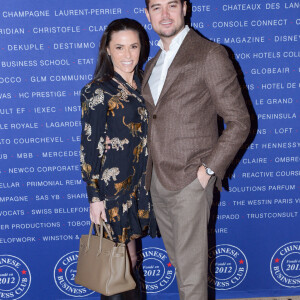 Exclusif - Capucine Anav et son fiancé Victor Dumas - Déjeuner du Chinese Business Club à l'occasion de la Journée internationale des droits des femmes à l'hôtel intercontinental à Paris le 7 mars 2024. © Rachid Bellak/Bestimage