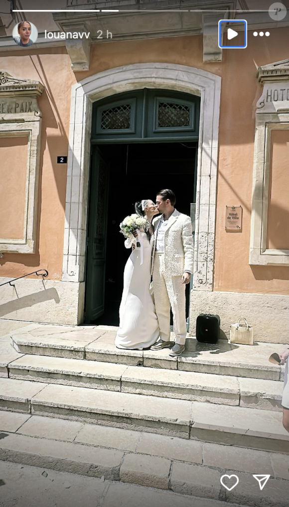 Capucine Anav a épousé son compagnon Victor. Instagram