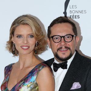 Sylvie Tellier, Nicolas Fafiotte (designer de la robe de Sylvie Tellier) - Gala de charité au profit de l'association "Les Bonnes fées" à l'hôtel d'Evreux, Place Vendôme à Paris, le 20 mars 2017. © CVS/Bestimage  People attending "Les Bonnes Fees" Charity Gala held at the "Hotel d'Evreux" on March 20th, 2017 in Paris, France 