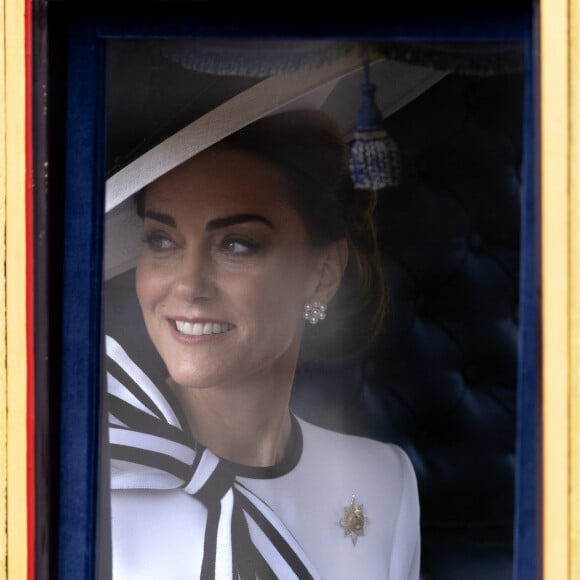 Kate Middleton lors de la parade Trooping the Colour le 15 juin 2024