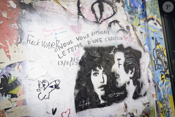 Ouverture au public de la maison de Serge Gainsbourg, rue de Verneuil à Paris, France, le 16 septembre 2023. © Jack Tribeca/Bestimage 