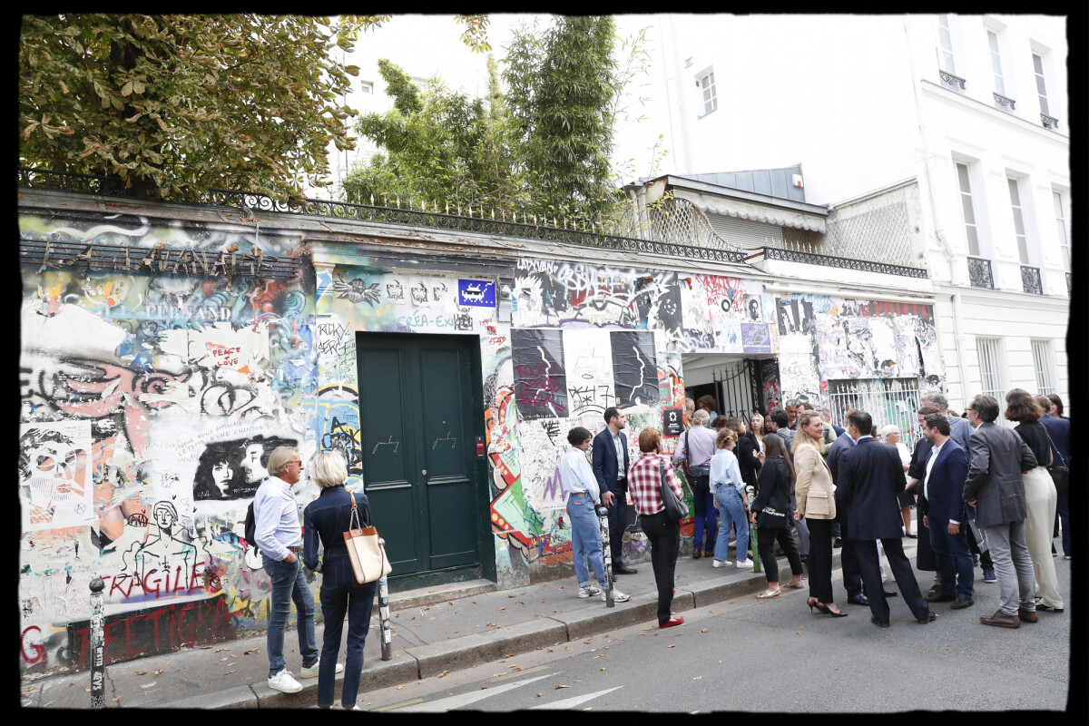 Photo : Illustration lors de l'inauguration de la Maison Gainsbourg