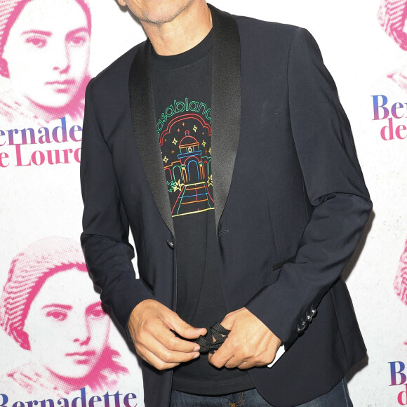 Gad Elmaleh - Générale du spectacle musical "Bernadette de Lourdes" au Dôme de Paris à Paris le 21 septembre 2023.