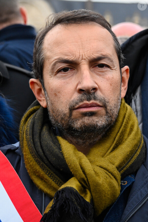 Sebastien Chenu ( Rassemblement national ) - - Marche contre l'antisémitisme à Paris, le 12 novembre 2023 © Federico Pestellini / Panoramic / Bestimage 