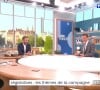 Tensions en direct dans "Bonjour !" sur TF1
Bruce Toussaint, Sébastien Chenu et Adrien Gindre sur le plateau de "Bonjour !"