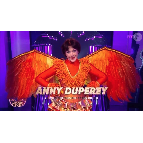 On l'a même vue dans Mask Singer en début d'année...
Anny Duperey dans Mask Singer©TF1 Mask Singer