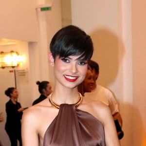 Ève Gilles (Miss France 2024) au Front Row du défilé de mode Haute-Couture automne-hiver 2024/2025 "Stephane Rolland" lors de la Fashion Week de Paris, France, le 25 juin 2024. © Bertrand Rindoff/Bestimage 