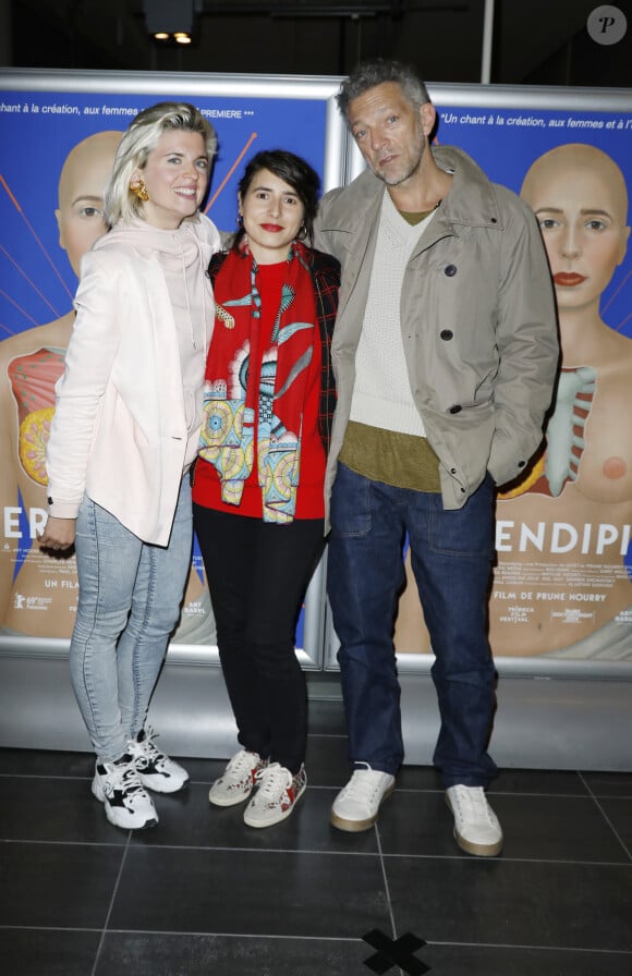 Cécile Cassel, Prune Nourry, Vincent Cassel - Avant-Première du film "Serendipity" au MK2 Bibliothèque à Paris le 21 Octobre 2019. © Marc Ausset-Lacroix/Bestimage