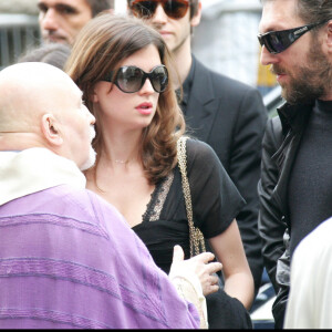 Cécile et Vincent Cassel, Gaspard Ulliel - ObsËques religieuses du comÈdien Jean-Pierre Cassel © Guilaume Gaffiot / Bestimage 