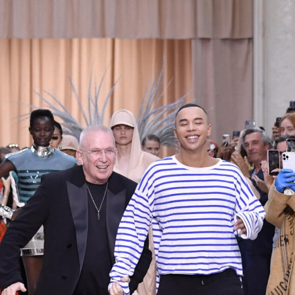 Jean-Paul Gaultier au défilé de mode Haute-Couture automne-hiver 2024/2025 "Jean-Paul Gaultier" lors de la Fashion Week de Paris le 26 juin 2024. © Photo by Jonas Gustavsson/SPUS/ABACAPRESS.COM