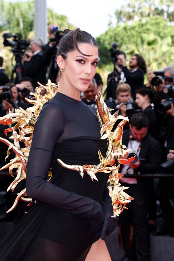 Iris Mittenaere - Montée des marches du film " Furiosa : A Mad Max Saga " lors du 77ème Festival International du Film de Cannes, au Palais des Festivals à Cannes. Le 15 mai 2024 © Jacovides-Moreau / Bestimage