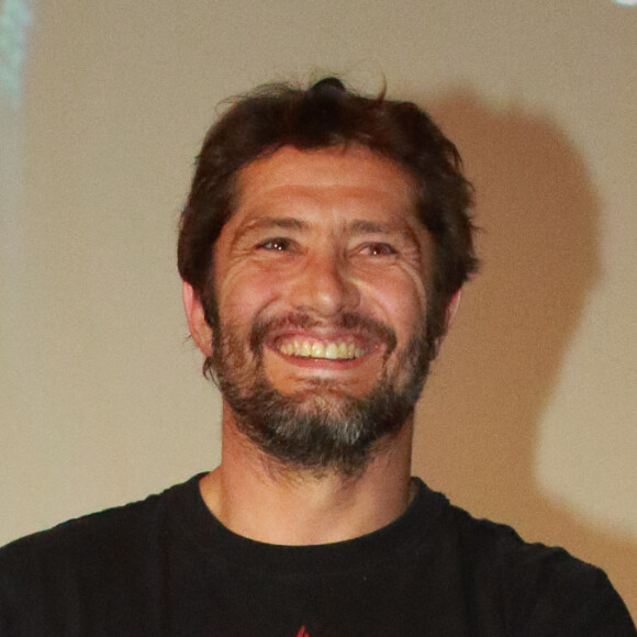 Exclusif - L'ex-champion du monde de football Bixente Lizarazu présente le nouveau volume (4°opus) de sa série "Frères de sport". Cet épisode s'appelle "Scuba diving", dans lequel Bixente a suivi le célèbre plongeur de l'extrême Franck Bruno. Ils étaient tous les deux à la projection. Le 30 Janvier 2016 à Saint-Jean-de-Luz. © Patrick Bernard- Christophe de Prada / Bestimage 