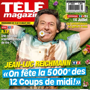 Jean-Luc Reichmann fait la couverture de "Télé Magazine"